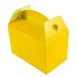 Oaktree Party Box 100mm x 154mm x 92mm 6pcs Yellow No.11 - Partyware